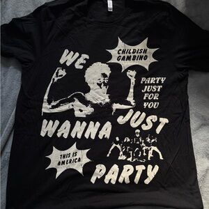 Black Graphic Men's T-Shirt